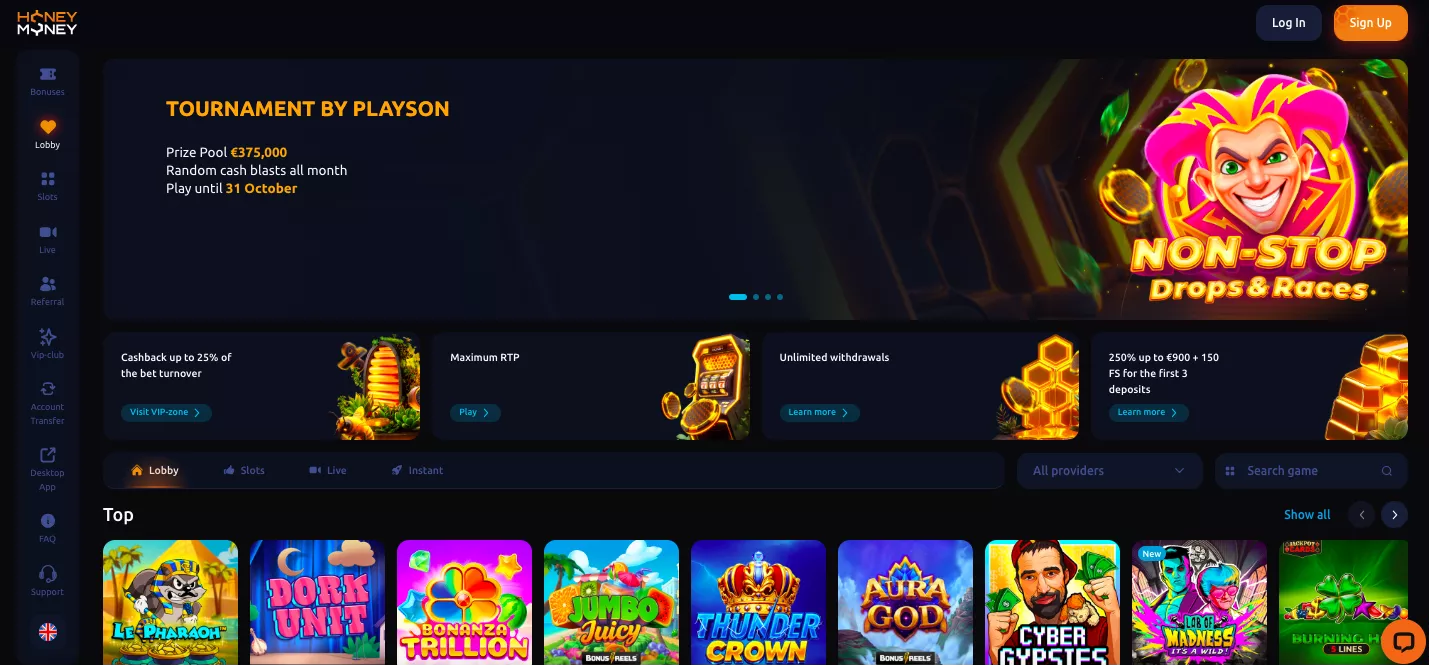 Honey Money казино